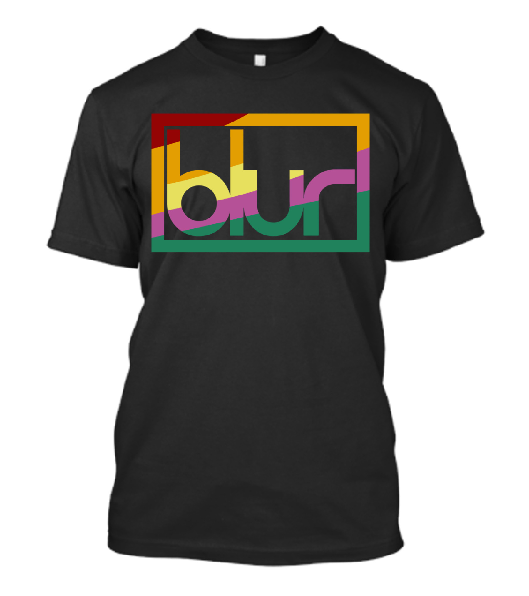 Blur 05 – Retro Spectrum Prism T-Shirt