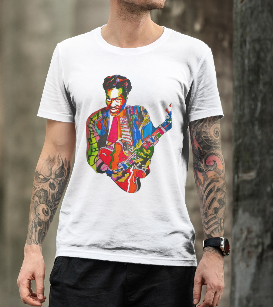 Cbr 03 Psychedelic Guitar Legend Multicolor T-Shirt