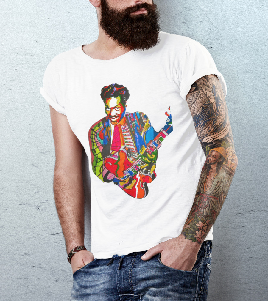 Cbr 03 Psychedelic Guitar Legend Multicolor T-Shirt