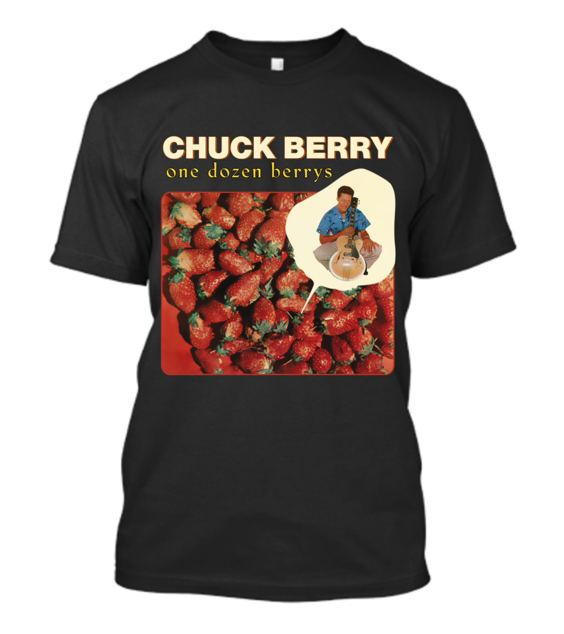 CHUCK BERRY One Dozen Berrys CBR 09 Strawberry Collection T-Shirt