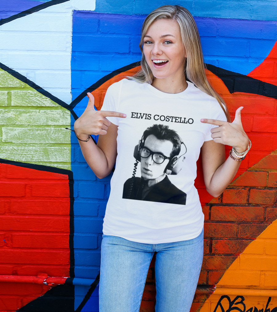 Elvis Costello EVCTL 16 Stereophonic Headphones T-Shirt
