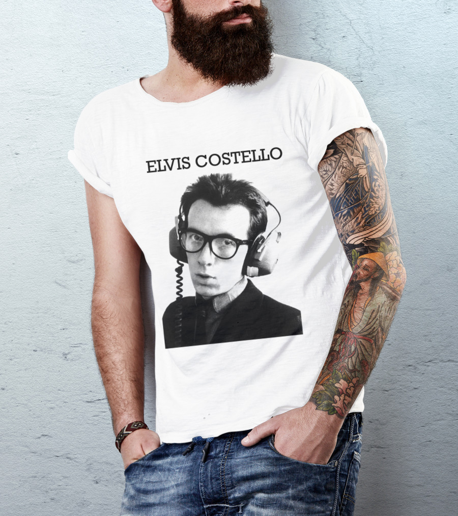 Elvis Costello EVCTL 16 Stereophonic Headphones T-Shirt