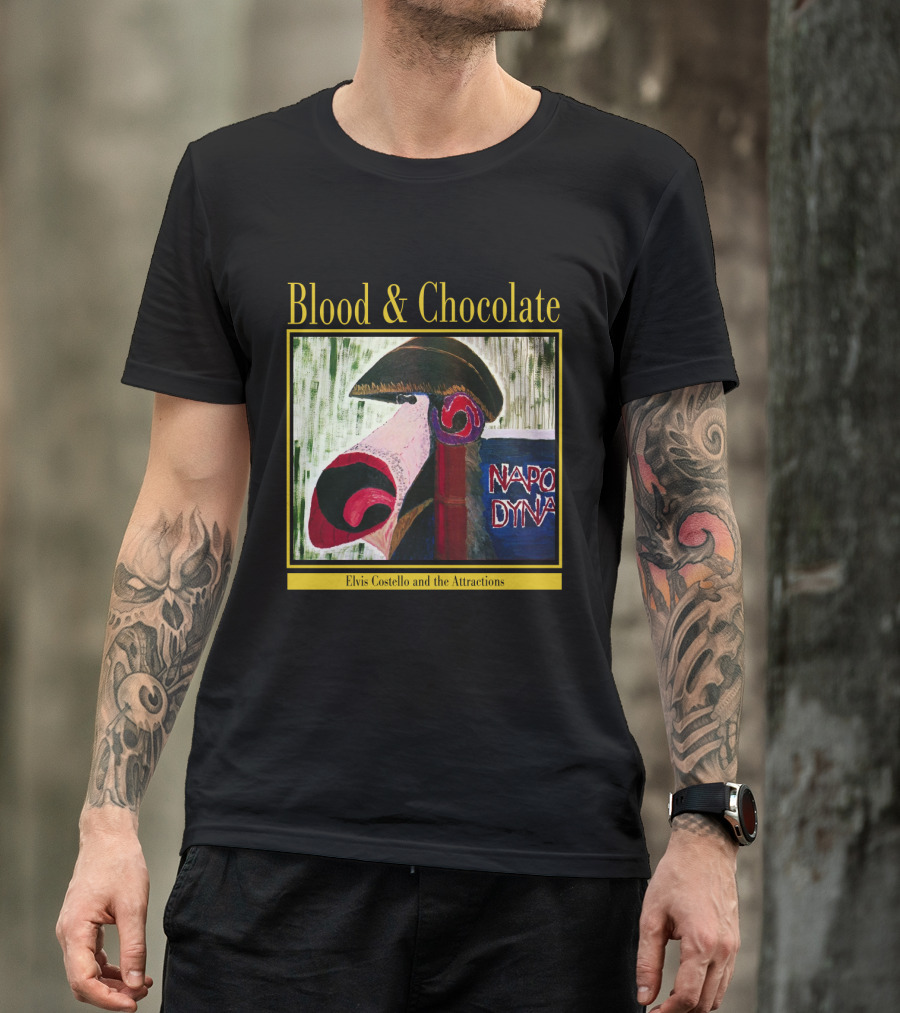 Blood And Chocolate Elvis Costello And The Attractions Napo Dyno T-Shirt