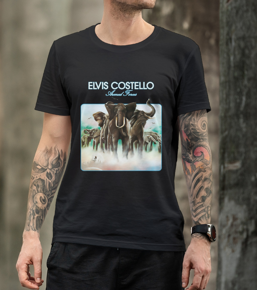 Elvis Costello Armed Forces Elephant T-Shirt