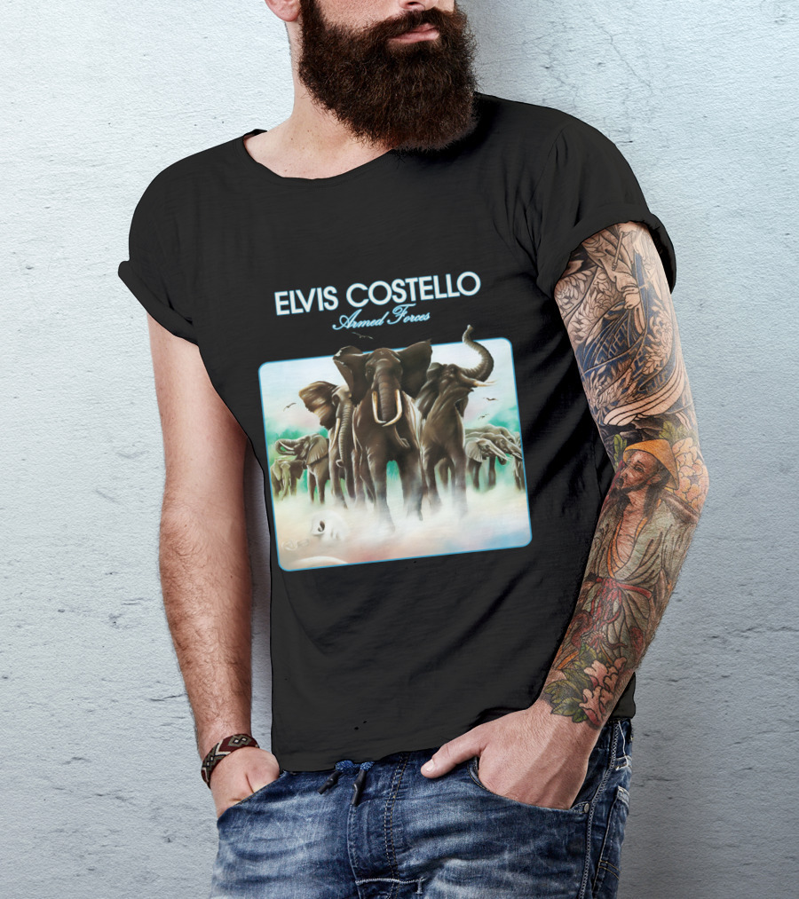 Elvis Costello Armed Forces Elephant T-Shirt