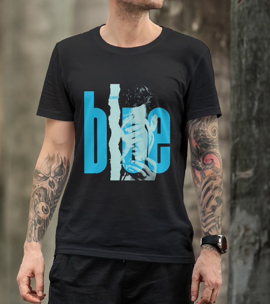 EVCTL 37 Almost Blue Torn T-Shirt