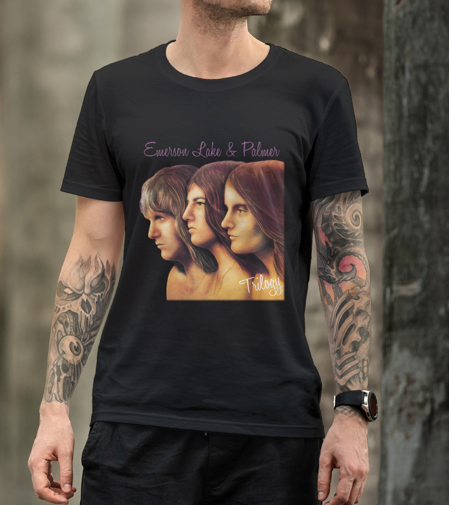 Emerson Lake & Palmer Trilogy Album Cover Art T-Shirt