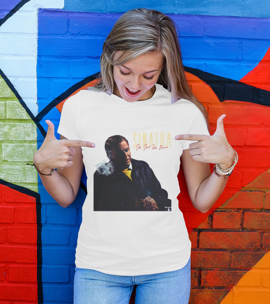 SINATRA She Shot Me Down Smoking Jacket T-Shirt