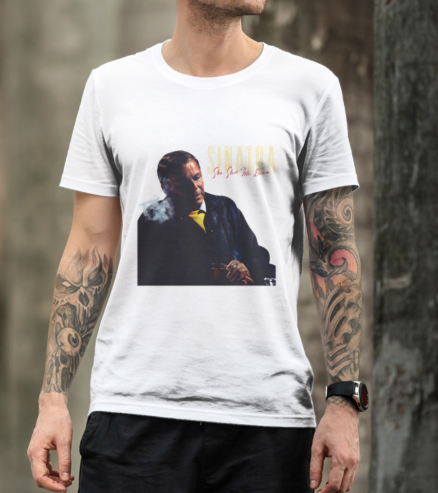 SINATRA She Shot Me Down Smoking Jacket T-Shirt