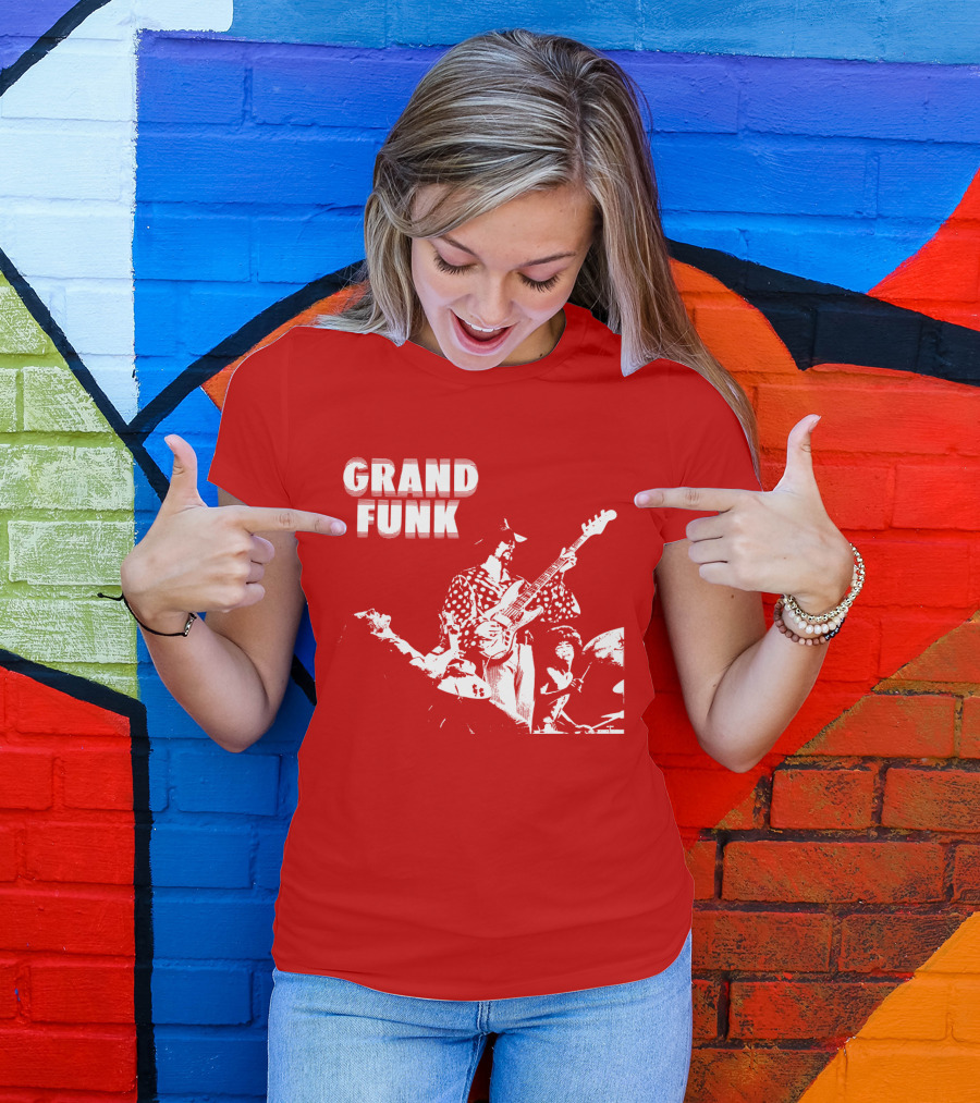Grand Funk Railroad Band Live Rock Performance GFR 10 T-Shirt