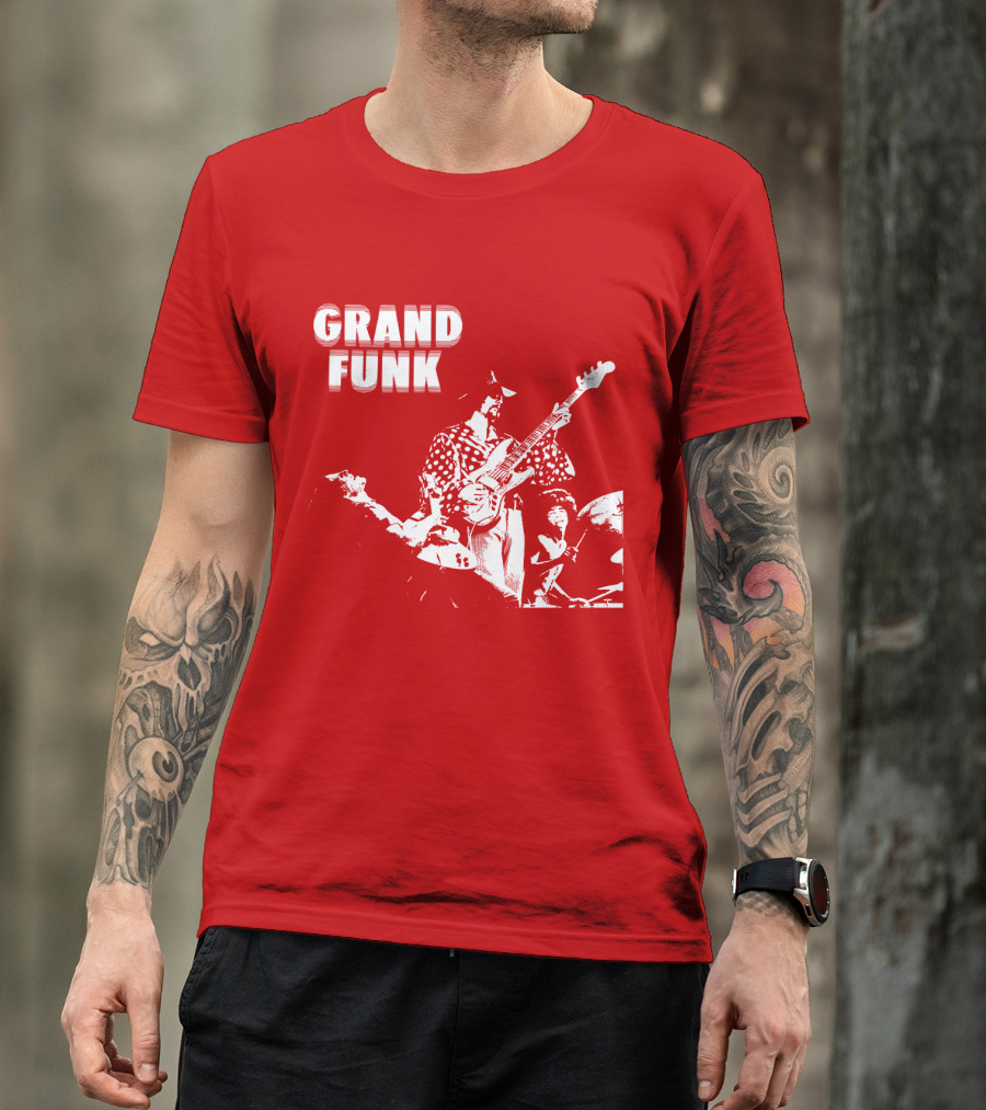 Grand Funk Railroad Band Live Rock Performance GFR 10 T-Shirt