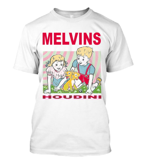 Melvins Houdini Twins With Puppies T-Shirt