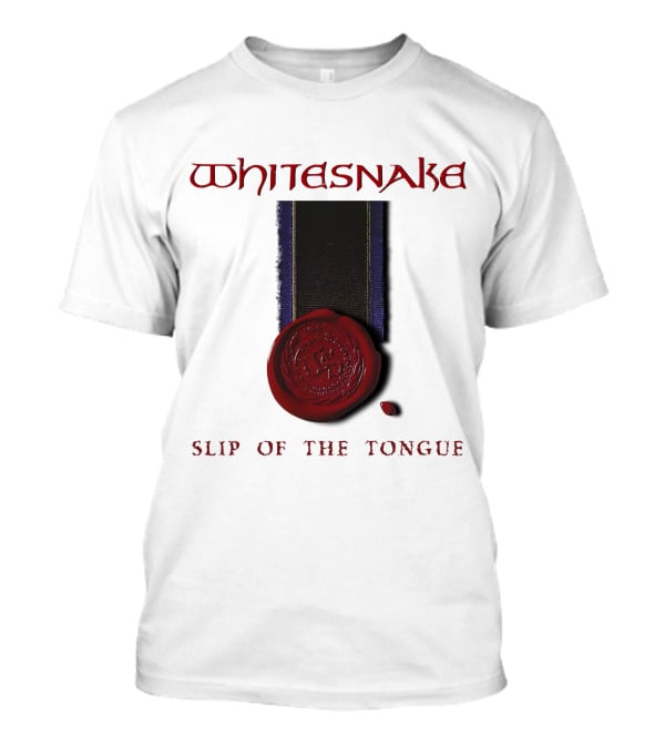 Whitesnake Slip Of The Tongue Red Seal T-Shirt