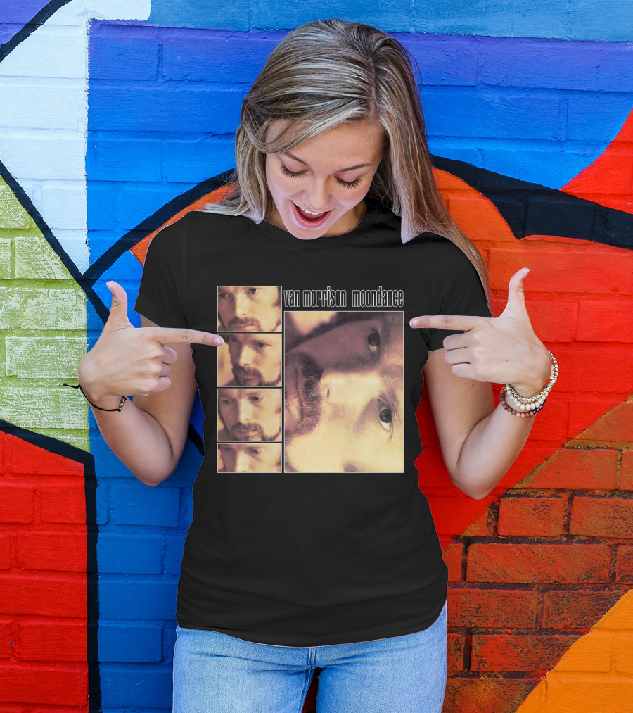 Van Morrison Moondance Album Cover Montage T-Shirt