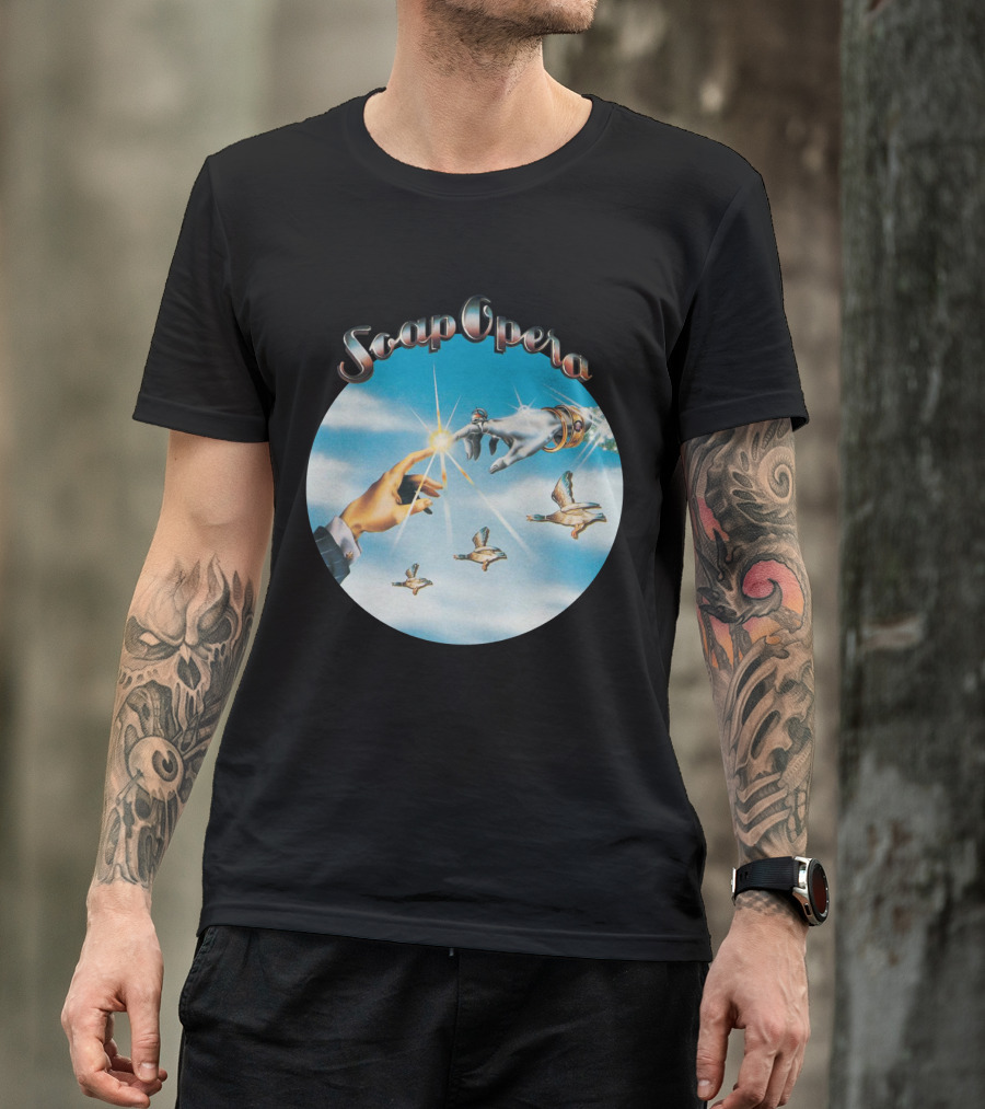 TKK 11 Soap Opera Surrealist Sky And Hands With Ducks Vision T-Shirt