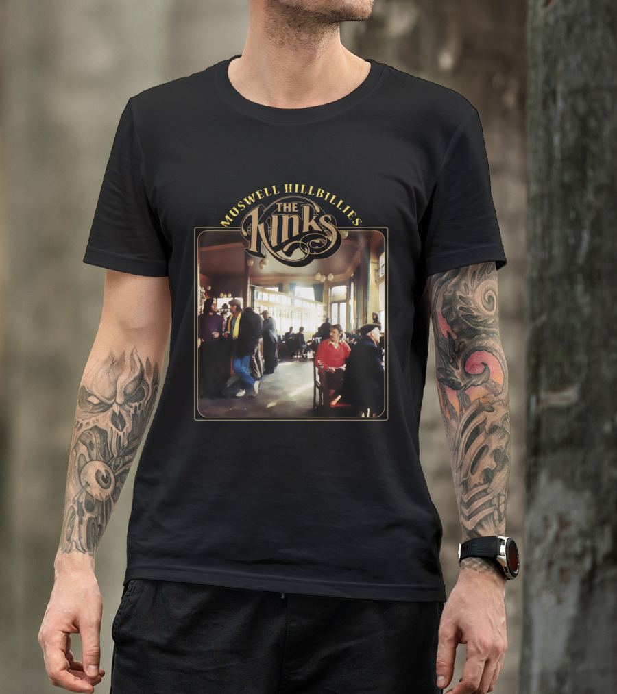 The Kinks Muswell Hillbillies Vintage Album Cover T-Shirt