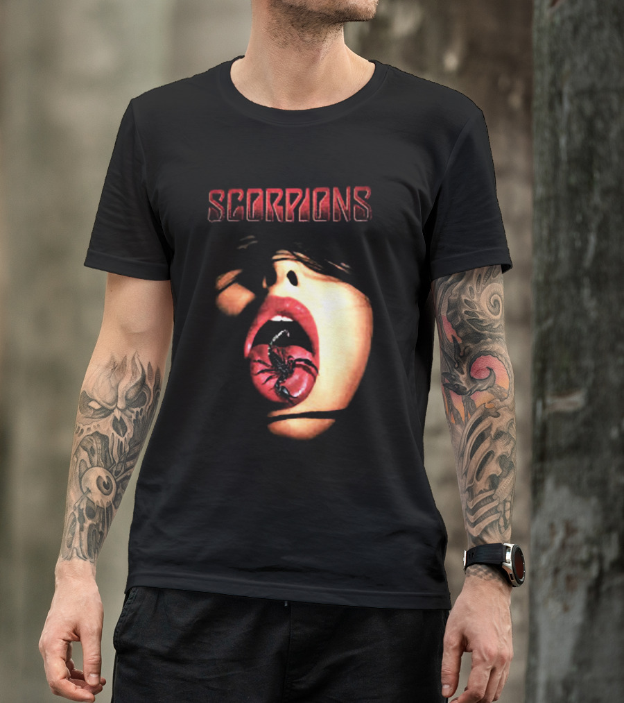 SCORPIONS Face And Mouth With Scorpion T-Shirt