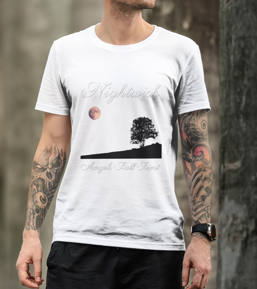Nightwish Angels Fall First Moon And Tree T-Shirt