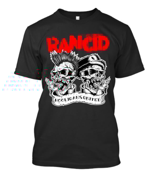 Rancid Hooligans United Skulls Rcd T-Shirt