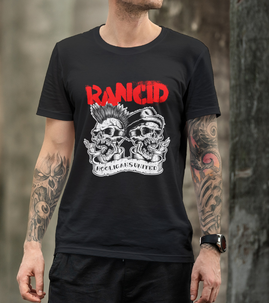 Rancid Hooligans United Skulls Rcd T-Shirt