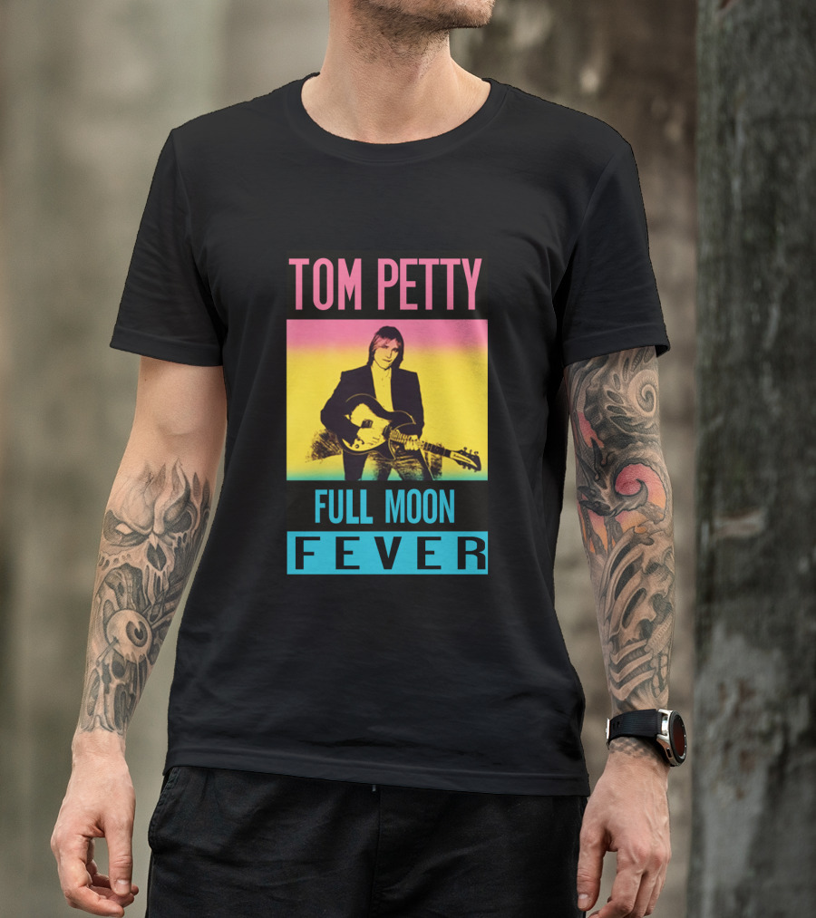 Tom Petty Full Moon Fever Retro Music Poster Tpt 07 Multicolor T-Shirt