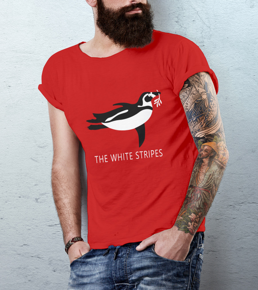 The White Stripes TWS 03 Red Penguin T-Shirt