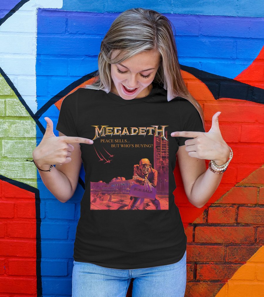 Megadeth MGD 08 Peace Sells But Who's Buying For Sale Scene T-Shirt