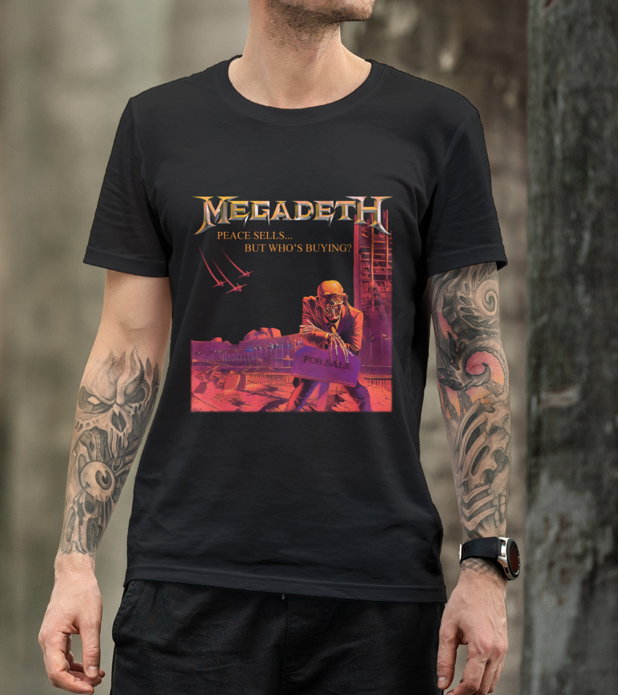 Megadeth MGD 08 Peace Sells But Who's Buying For Sale Scene T-Shirt