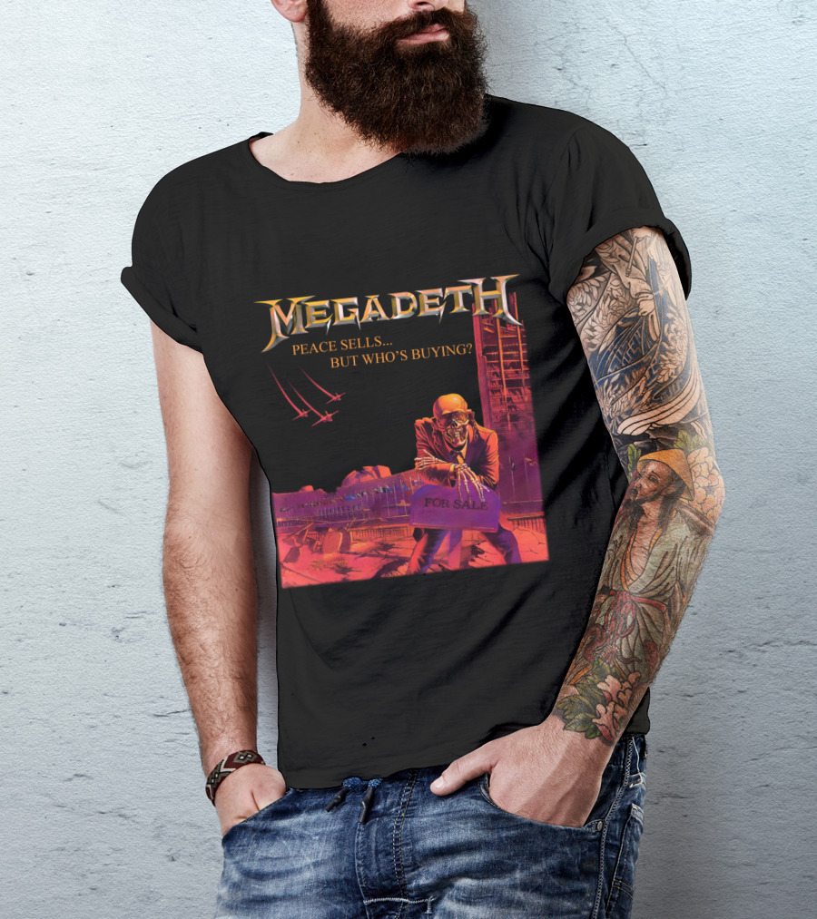Megadeth MGD 08 Peace Sells But Who's Buying For Sale Scene T-Shirt