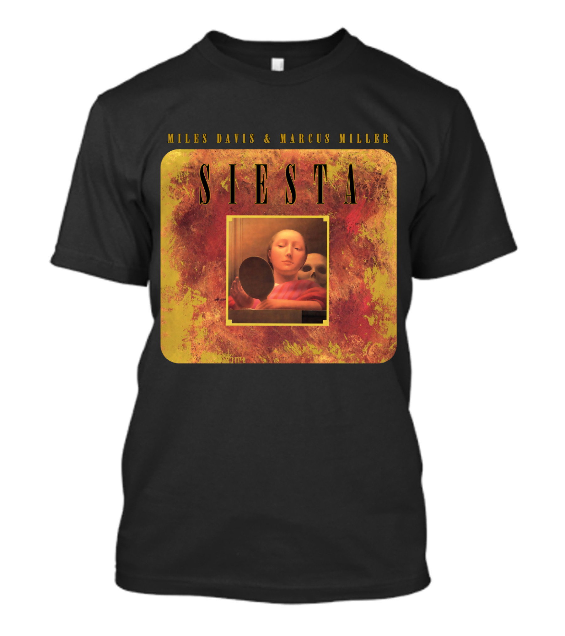 MDV 07 Miles Davis And Marcus Miller Siesta Album Cover T-Shirt