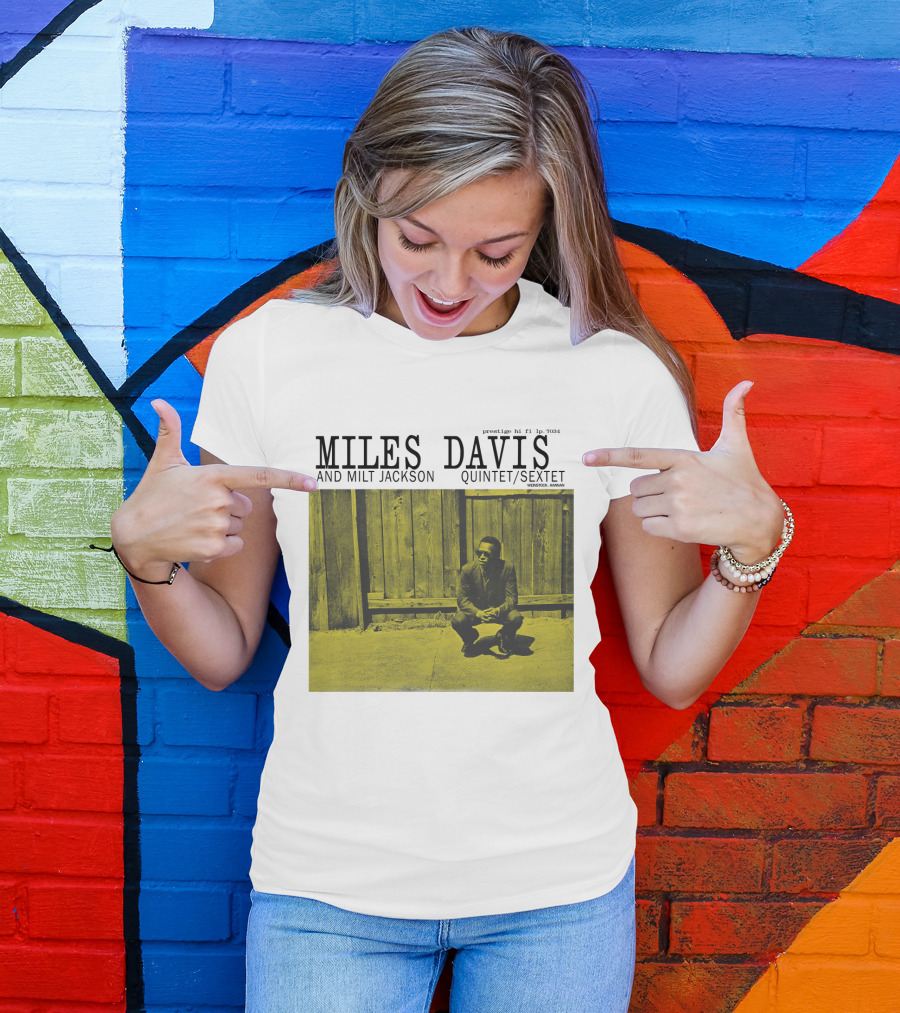 Miles Davis And Milt Jackson Quintet/Sextet Album Cover T-Shirt