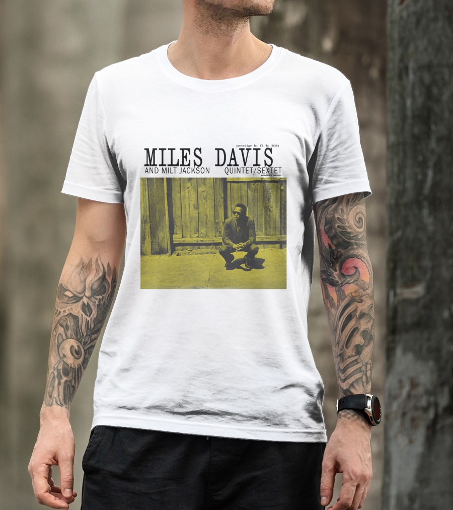 Miles Davis And Milt Jackson Quintet/Sextet Album Cover T-Shirt