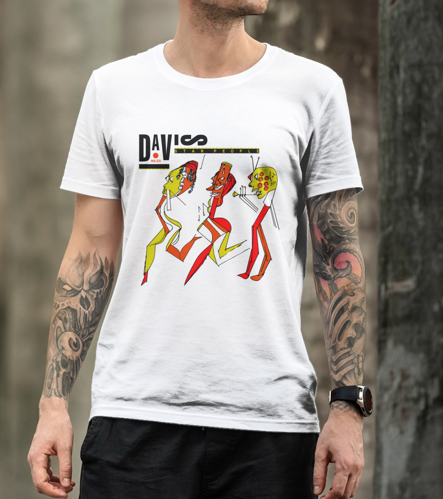 Miles Davis Star People Abstract Figures MDV 24 T-Shirt