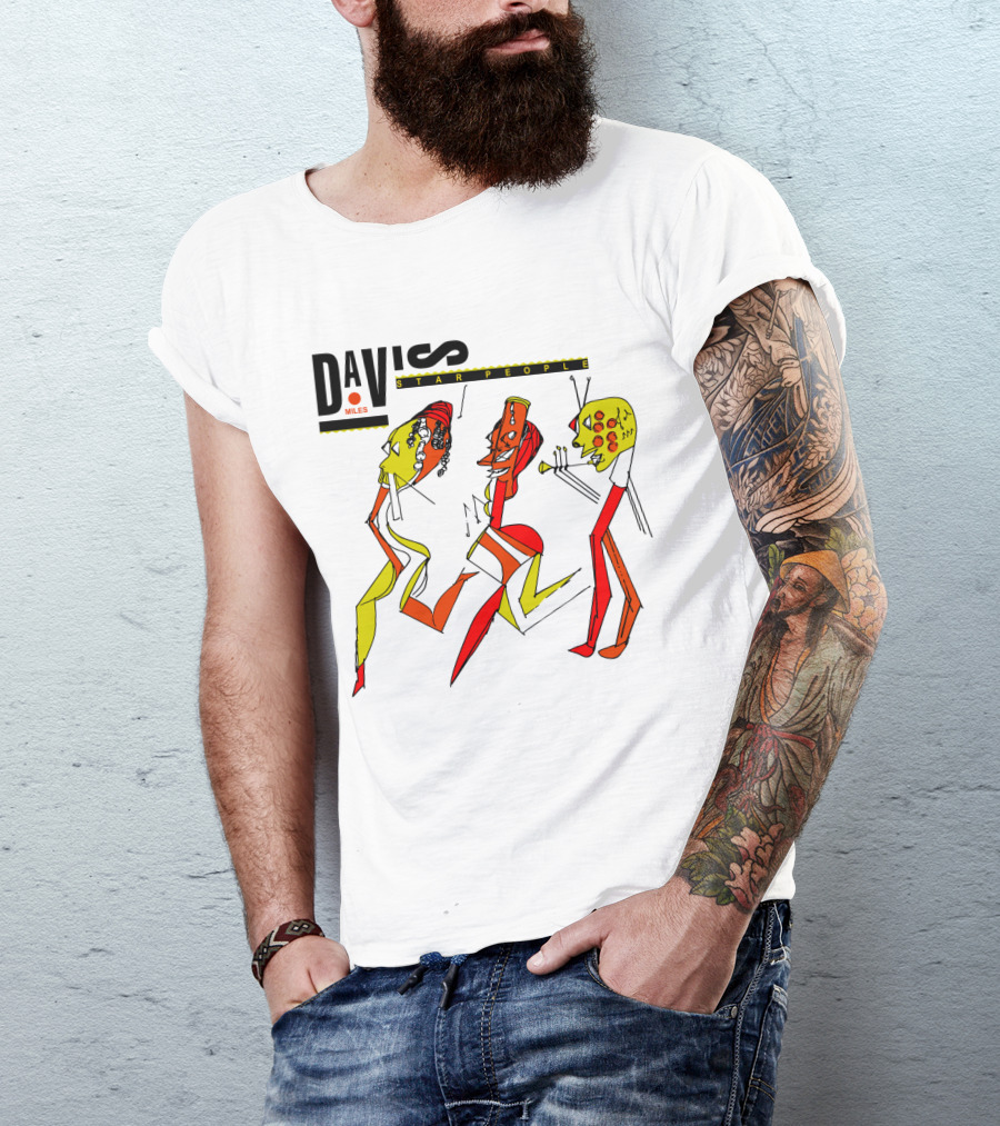 Miles Davis Star People Abstract Figures MDV 24 T-Shirt