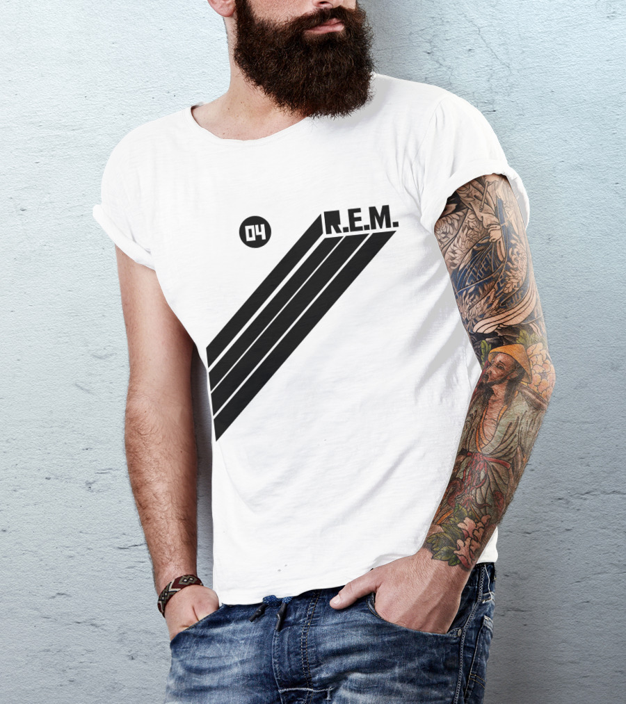 R.E.M. 04 Stripe T-Shirt