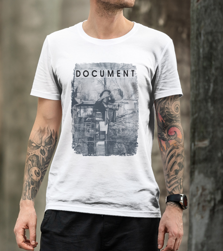 REM Document Reflections Monochrome Photograph T-Shirt