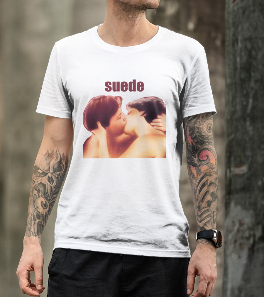 Suede Debut Album Cover Kiss Artwork T-Shirt