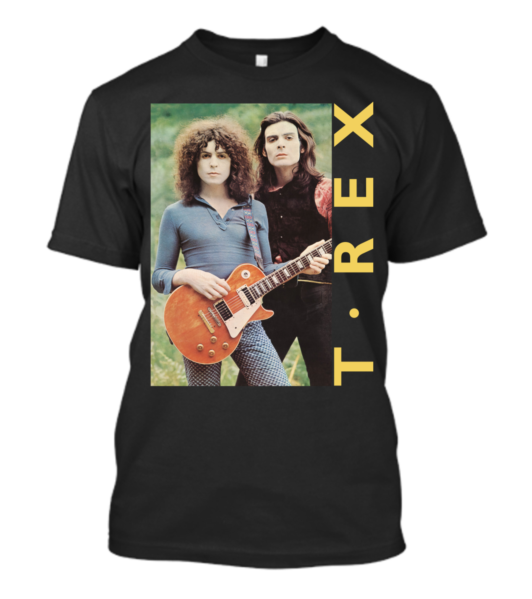 T·rex Band Portrait With Guitarist On Trx T-Shirt