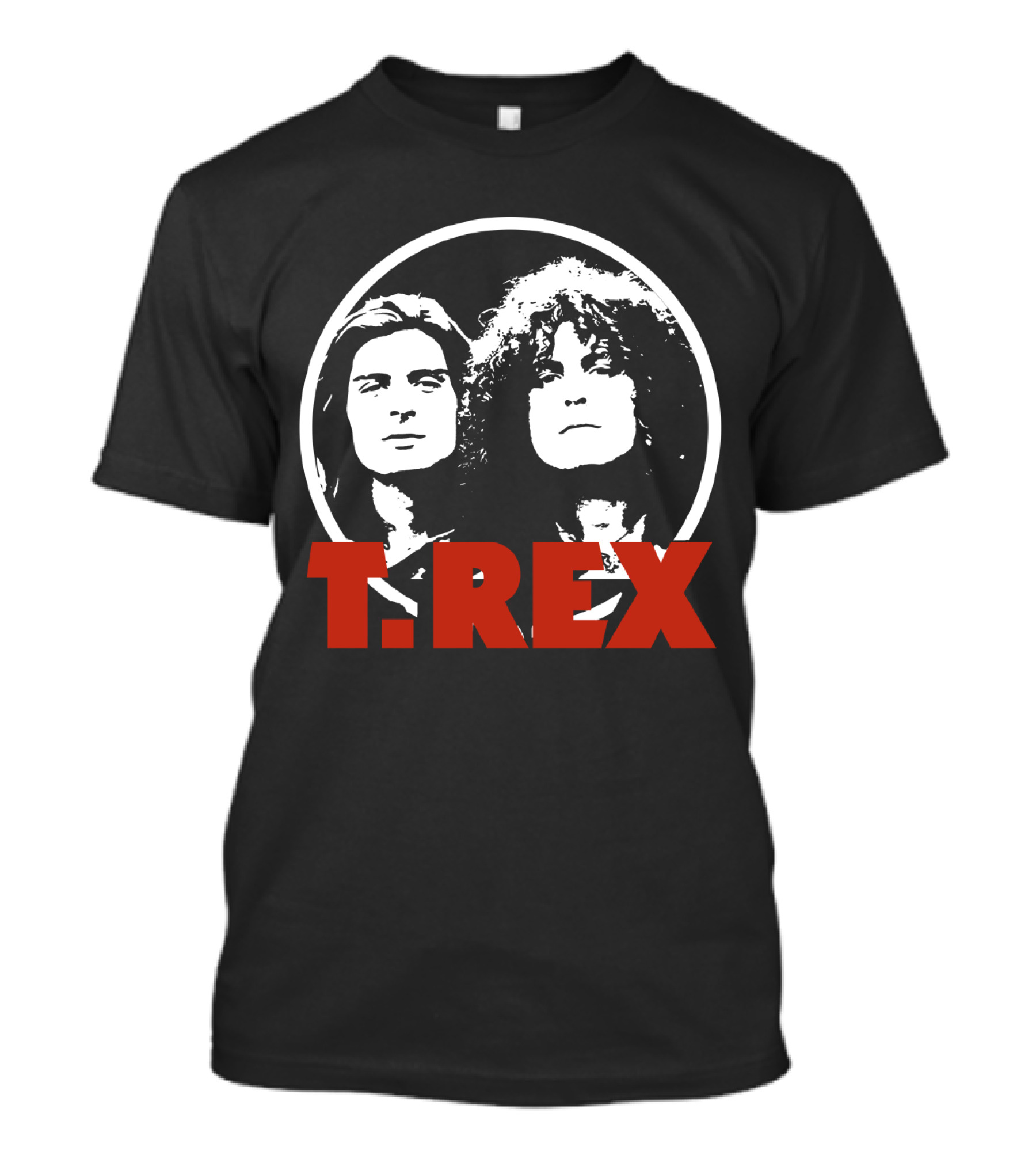 T. Rex Music Band Graphic With Iconic Rock Duo T-Shirt