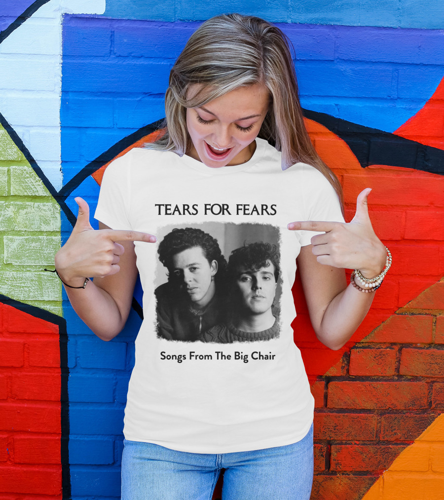 Tears For Fears Songs From The Big Chair Vintage Album T-Shirt