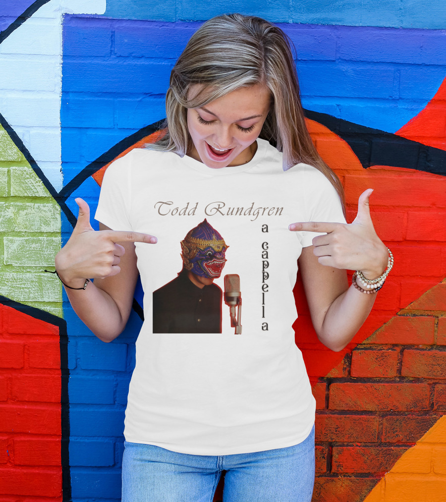 Todd Rundgren A Cappella Mask With Microphone T-Shirt