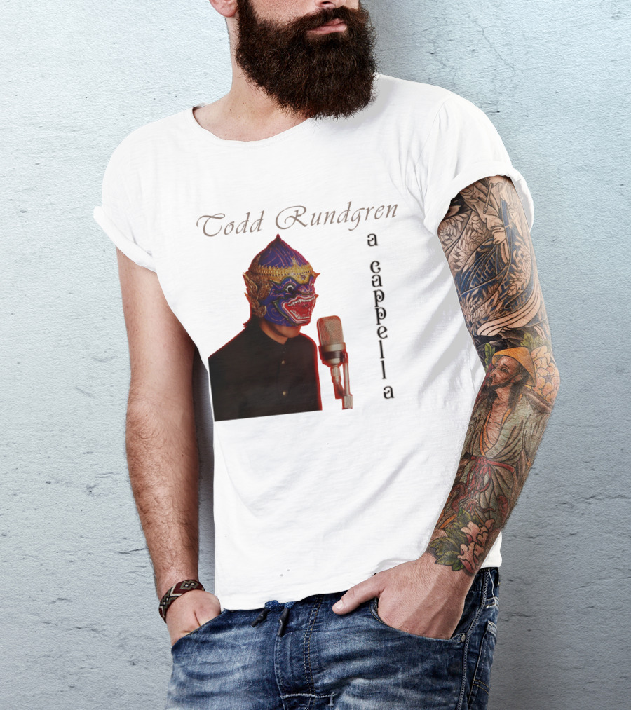 Todd Rundgren A Cappella Mask With Microphone T-Shirt