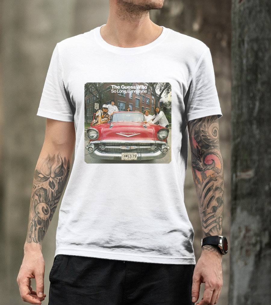 The Guess Who So Long Bannatyne Red Car Album Cover T-Shirt