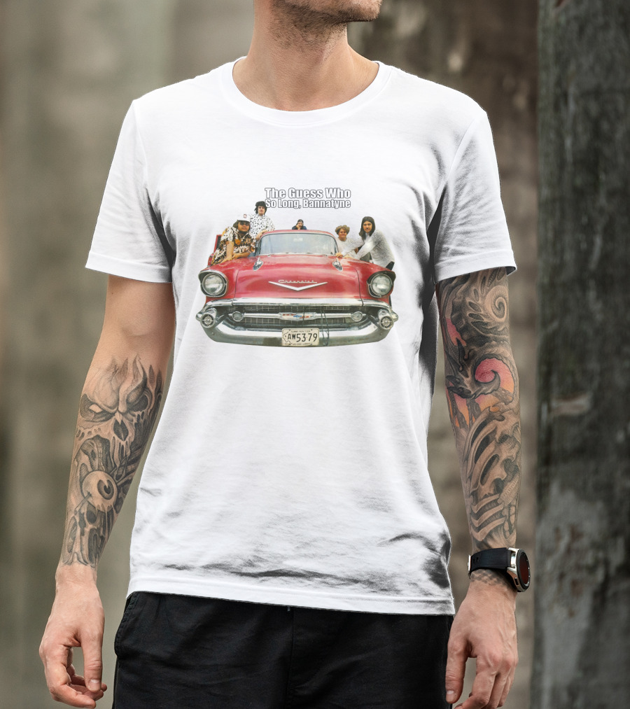 The Guess Who So Long, Bannatyne Red Vintage Car T-Shirt