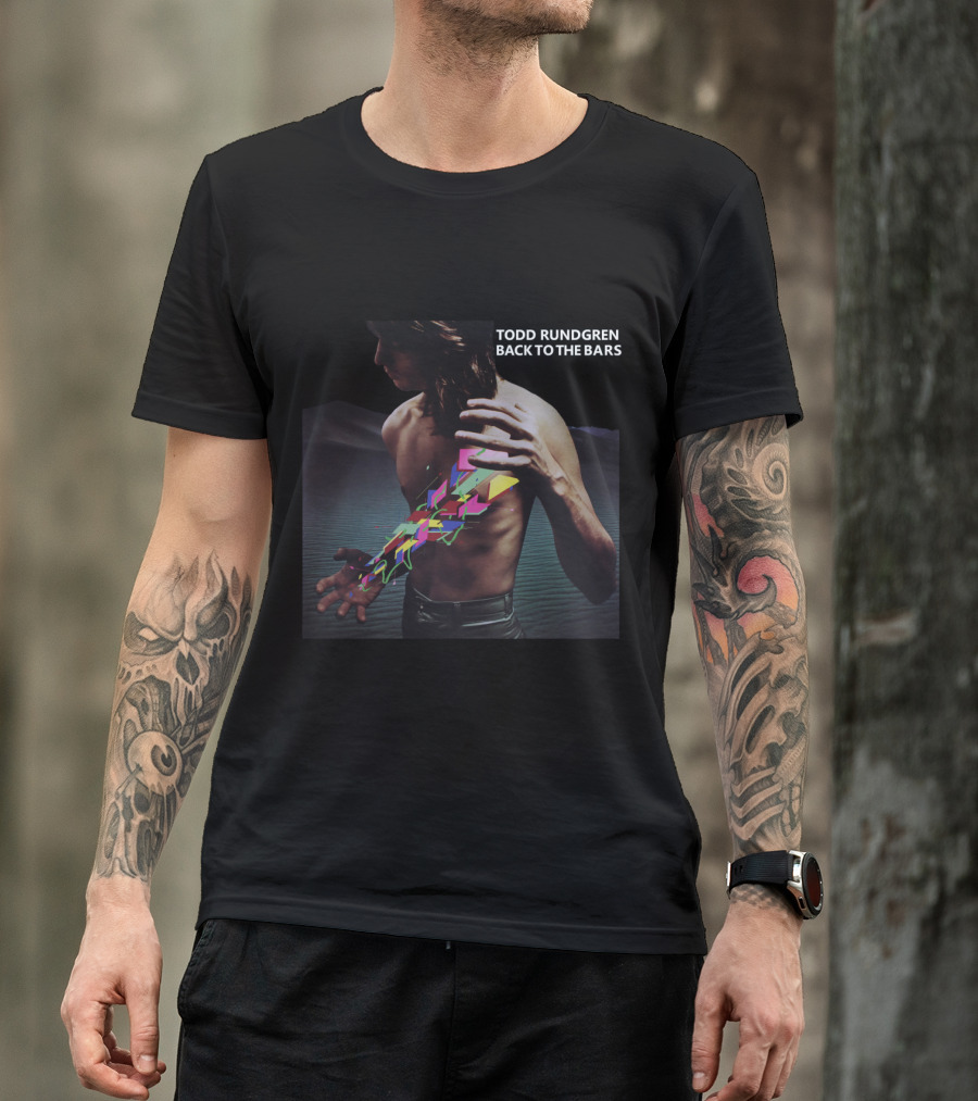 Todd Rundgren Back To The Bars Psychedelic Visuals Ocean Sunlit Silhouette T-Shirt