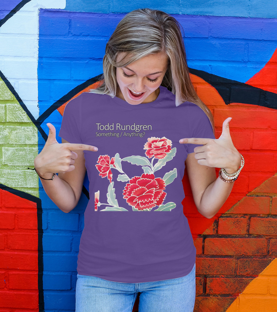 Todd Rundgren Something Anything Red Flowers T-Shirt