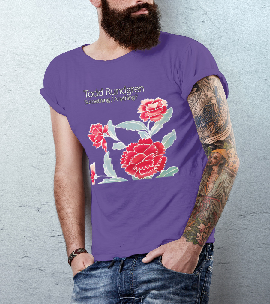 Todd Rundgren Something Anything Red Flowers T-Shirt