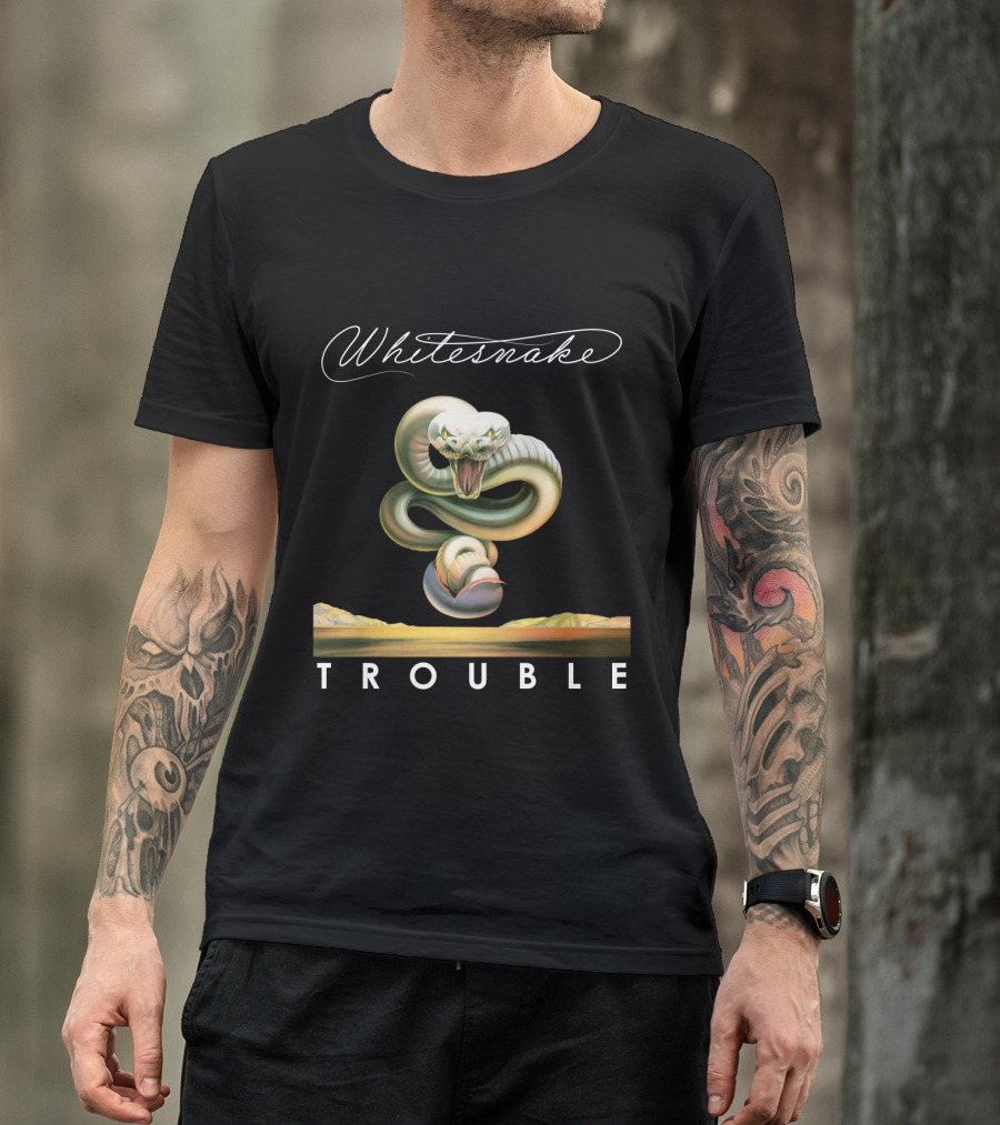 Whitesnake Trouble Snake T-Shirt