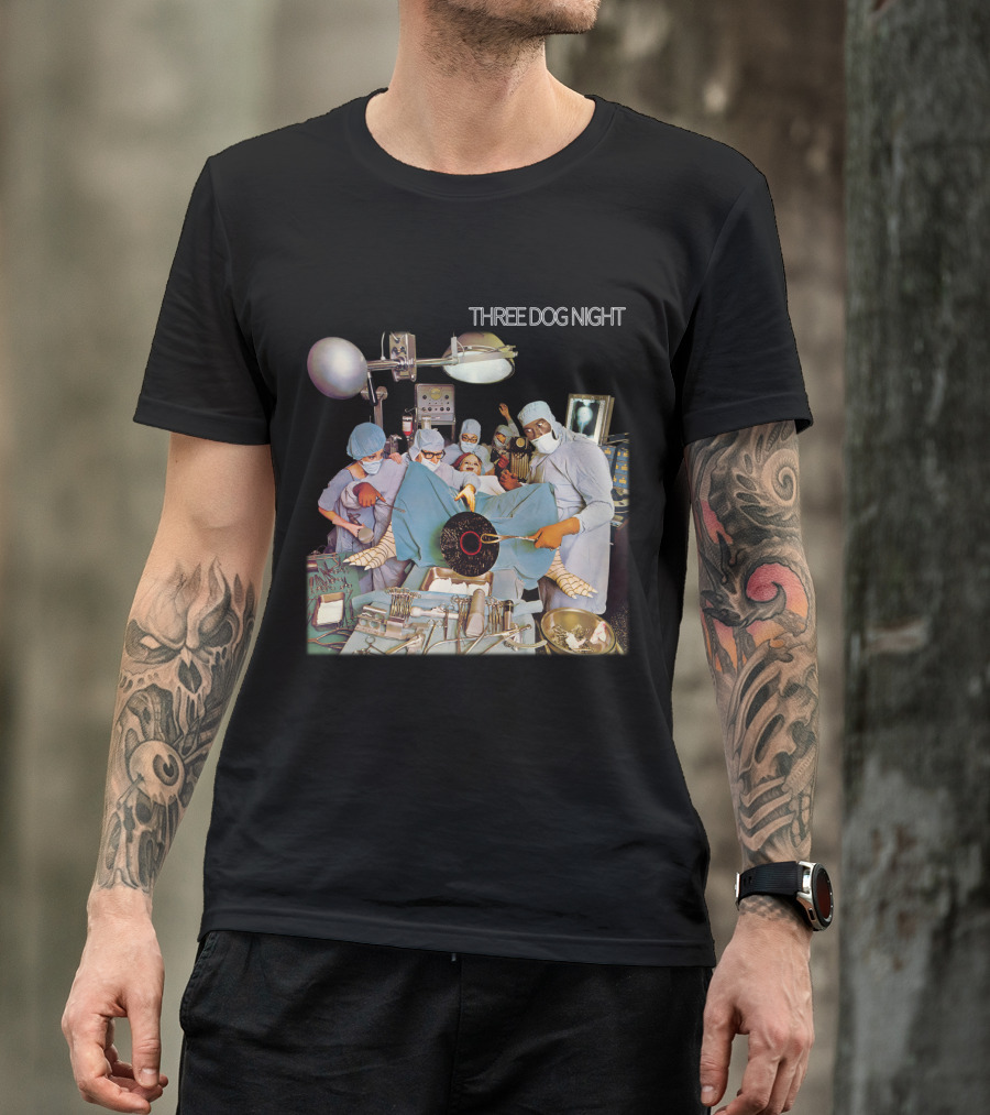 Three Dog Night Vinyl Surgery Operation Scene T-Shirt