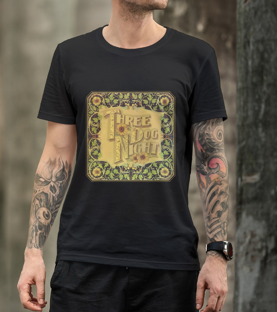 Three Dog Night Vintage Floral T-Shirt
